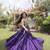 Violet Cotton Readymade Navratri Lehenga Choli with Kutchi & Patchework