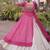 Rani&White Cotton Readymade Navratri Lehenga Choli with Bandhej & Patchework