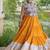 Yellow Rayon Readymade Navratri Lehenga Choli with Kutchi Work