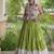 Green Rayon Readymade Navratri Lehenga Choli with Kutchi Work