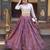 Maroon Silk Blend Readymade Lehenga Choli with Jacquard Work