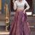 Maroon Silk Blend Readymade Lehenga Choli with Jacquard Work