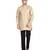 Men's solid pure linen short kurta