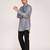 Men's pure linen pintuck short kurta