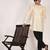 Men's pure linen short kurta with thread work