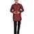 Men's pure linen pintuck short kurta