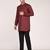 Men's pure linen pintuck short kurta