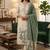 Green muga cotton jamdani pichwai weaving 3 pc salwar suit