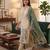 Green muga cotton jamdani pichwai weaving 3 pc salwar suit