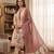 Maroon muga cotton jamdani pichwai weaving 3 pc salwar suit