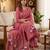 Pnik muga cotton jamdani pichwai weaving 3 pc salwar suit