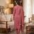Pnik muga cotton jamdani pichwai weaving 3 pc salwar suit