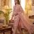 Pink muga cotton jamdani pichwai weaving 3 pc salwar suit