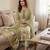 Pista green muga cotton jamdani pichwai weaving 3 pc salwar suit