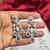 Lavender Purple CZ Bridal Necklace Set, Teardrop Chandelier Earrings, Statement Jewelry