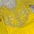 yellow color sequins embroidery georgette gown set