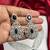 Royal Blue Teardrop CZ Bridal Jewelry Set, Silver Statement Necklace Earrings