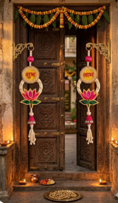 handmade for home decorative wall hanging  diwali festival door (pack of 2) 2