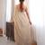 Beige tissue satin sequins saree with unstitched blouse piece.