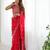 Red Fendy Chiffon Thread and Sequin Embroidered Saree With Fully Stitched Designer Blouse