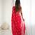 Red Fendy Chiffon Thread and Sequin Embroidered Saree With Fully Stitched Designer Blouse