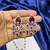 Ruby Red Teardrop CZ Necklace Earrings Set, Bridal Wedding Jewelry, Prom Crystal Drop