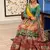 Green Mirror Navratri Lehenga Choli With Dupatta