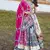 White Mirror Navratri Lehenga Choli With Dupatta