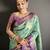 rama kanjeevaram silk blend zari woven saree with unstitched blouse piece.