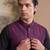 purple jacquard woven design koti 