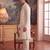 off white jacquard woven design koti 