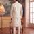 off white jacquard woven design koti 