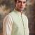 green jacquard woven design koti 