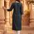 Women’s green viscose rayon embroidered regular kurta | elegant ethnic wear for women