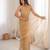 Chiku net beads & stones saree with unstitched blouse piece.