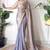Lilac tissue satin sequins saree with unstitched blouse piece.