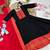 black color rich red-gold zari border with traditional motifs silk blend gown set