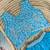 Skyblue chinon silk sequence embroidery work lehenga choli for kids