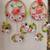 decorative peony chudi with parrot latkan hanging perfect for home decor  hanging for main door decor  (pack of 2)