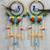 decorative peacock bangle with flower moti latkan hanging  handmade toran door hanging decor (pack of 2)