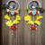 decorative peacock bangle with flower moti latkan hanging  handmade toran door hanging decor (pack of 2)