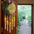  decorative peacock parrot pom pom latkan hanging  handmade toran door hanging (pack of 2)