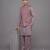Pink premium jacquard nehru jacket for men