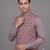 Pink premium jacquard nehru jacket for men