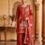 Ethnic Motifs Embroidered Sequined Scalloped Kurti with Palazzo & Dupatta