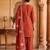 Ethnic Motifs Embroidered Sequined Scalloped Kurti with Palazzo & Dupatta