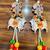 handmade traditional hanging for decoration  shubh-labh toran for home decor (pack of 2)