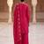 Ethnic Motifs Embroidered Sequined Scalloped Kurti with Palazzo & Dupatta