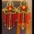 handmade hanging for home decorative wall hanging  diwali festival pooja room entrance door (pack of 2)