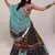 Sky Blue Mirror Navratri Lehenga Choli With Dupatta